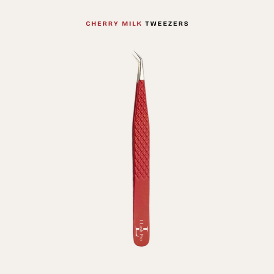 Cherry Milk Tweezer - 45 Degree Angled