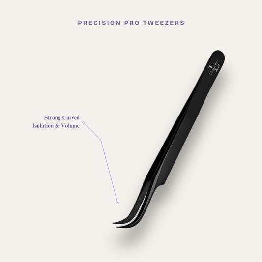 Precision Pro Tweezer - Strong Curved