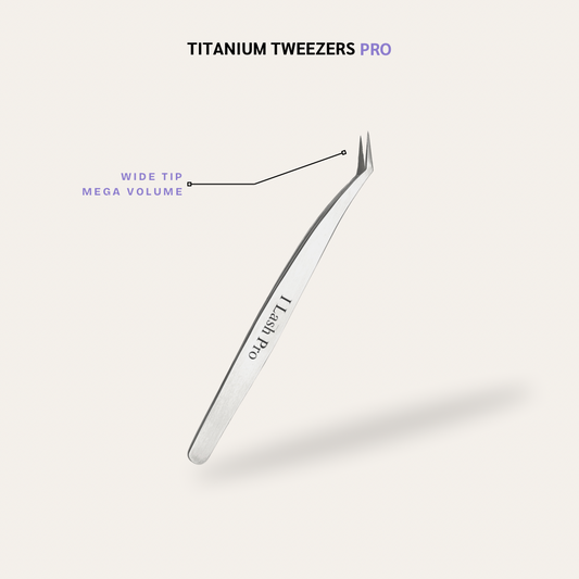 Titanium Tweezers Pro Wide Tip